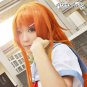 Ore no Imouto ga Konna ni Kawaii Wake ga Nai Long Wavy Orange Anime Cosplay Wig