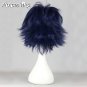 K project Fushimi Enhiko Short Mixed Dark Blue Layered Anime Cosplay Wig