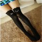 Cat Design Cute Leggings Dual Color Tattoo Socks Sexy Sheer Pantyhose Tights