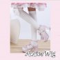 Lolita White Thigh High Costume Socks Stockings with Lace Design