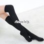 Lolita Girls Striped Pattern Black Hosiery Thigh High Socks Stockings