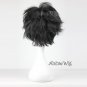 Arcana Famiglia Luca Black Short Layered Anime Cosplay Hair Wig + Wig Cap
