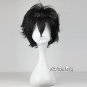 Arcana Famiglia Luca Black Short Layered Anime Cosplay Hair Wig + Wig Cap