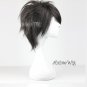 Arcana Famiglia Jolly Black Short Layered Anime Cosplay Hair Wig + Wig Cap