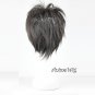 Arcana Famiglia Jolly Black Short Layered Anime Cosplay Hair Wig + Wig Cap
