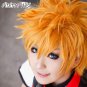 Kingdom Hearts Roxas Yellow Blonde Anime Short Layered Style Cosplay Hair Wig