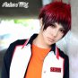 Kuroko no Basuke Kagami Taiga Red Mixed Black Layered Cosplay Anime Hair Wig