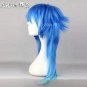 Dramatical Murder Seragakiaoba Long Layered Mixed Blue Anime Cosplay Hair Wig