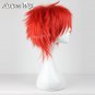 Kuroko no Basuke Seijuro Akashi Short Dark Red Layered Style Cosplay Hair Wig