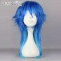 Dramatical Murder Seragakiaoba Mixed Blue Long Layered Cosplay Party Hair Wig