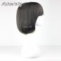 Lolita Black Mixed Golden Medium Straight Women Grils Cosplay Anime Hair Wig