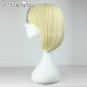 Lolita Black Mixed Golden Medium Straight Women Grils Cosplay Anime Hair Wig