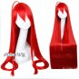 Hataraku Maou-sama Yusa Emi Long Straight Anime Dark Red Cosplay Popular Wig