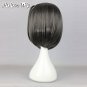 Mixed Black Medium Straight Special Designed Anime Cosplay Hair Wig + Wig Cap