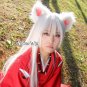 Inuyasha Sesshoumaru 100cm Long Straight White Women Anime Cosplay Hair Full Wig