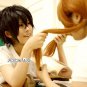 Tonari no Kaibutsu-kun Yoshida Haru Short Layered Black Anime Cosplay Hair Wig
