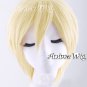 Fashion Light Blonde Short 30cm Layered Anime Unisex Cosplay Hair Wig Halloween