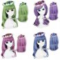 Lolita Curly Long Multi-Colors Women Lovely Style Anime Halloween Cosplay Wig