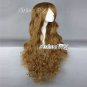 90cm Long Curly Stylish Anime Women Girl Fashion Cosplay Hair Full Wig Halloween