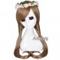 New Brown Wavy Stylish Anime Long Fashion Halloween Cosplay Hair Full Wig Gift
