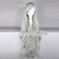 Dark Grey Long Curly Style Anime Women Girl Fashion Cosplay Hair Wig Halloween