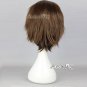 Karneval Shingeki no Kyojin Brown Short Straight Layered Anime Cosplay Wig
