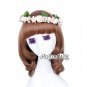 Lolita Brown Mixed Hair Curly Rinka Haircut Women Cosplay Anime Wig + Wig Cap
