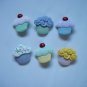 Cupcakes Novelty Buttons - Sewing Craft Supplies