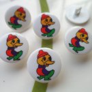 Ugly Duckling Novelty Buttons - Plastic Buttons sewing supplies