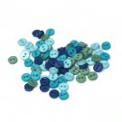 Mini Ocean Plastic Buttons /Sewing craft supplies/50 Pieces