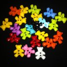 Teddy Bears Plastic Buttons /Sewing craft supplies/Novelty Buttons/DIY/40 Pieces