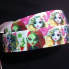 Monster High Multicolor Printed Grosgrain Ribbon - DIY