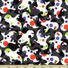Spotted Spooks Halloween Cotton Fabric - Half Yard sewing supplies