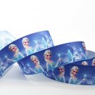 Disney Frozen Elsa Printed Grosgrain Ribbon/ 7/8" (22mm) /DIY Hair bow/5YARDS