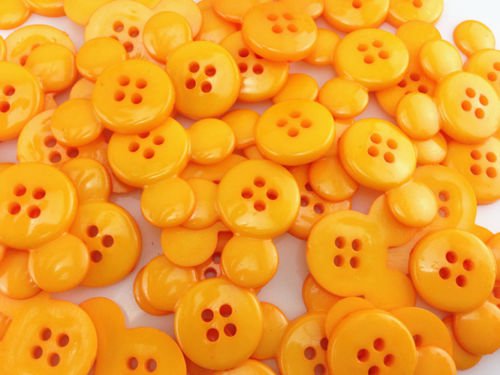 mickey-mouse-yellow-plastic-buttons-sewing-craft-supplies-20-pieces