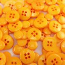 Mickey Mouse Yellow Plastic Buttons/Sewing Craft Supplies/20 Pieces