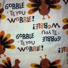 BTY Gobble till you Wobble Cotton Fabric/Seasonal Print/Sewing Craft Supplies/