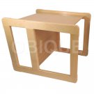 Large Multifunctional Chair and Table Children's Wooden Furniture Light 1 Piece