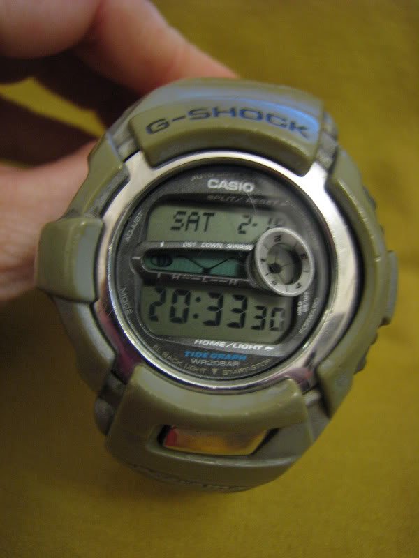 casio tide graph moon phase