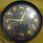 MINITOR ~12 Tribes ~ Vintage Electric Clock, Israel 1960's ~ Swiss patent