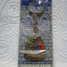 CHEN HOLON JERUSALEM KEYCHAIN * ANCIENT HANDICRAFT REVIVAL * ISRAEL