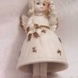 CHRISTMAS PORCELAIN ANGEL BELL