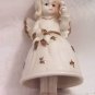 CHRISTMAS PORCELAIN ANGEL BELL