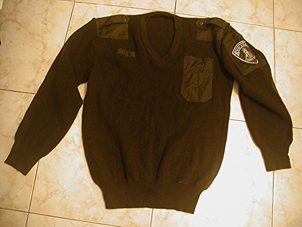 Vintage Excellent cond. Border Guard IDF Israel ZAHAL wool sweater + bonus