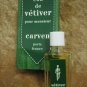 Vintage EAU DE VETIVER pour monsieur Carven 1/3 oz / 10 ml New