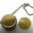 1960's COAT OF ARMS OF ISRAEL 10 AGOROT COIN HOLDER