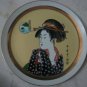 GEISHA ~ORIGINAL CHOKIN 24K GOLD AND SILVER PLATE 10.5" JAPAN