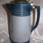 Antique Villeroy & Boch Mettlach Blue Stein, Numbered 2893, 22