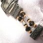 LIOR Artisan Gold & Sterling Silver watch Israel, signed