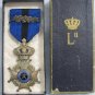 WWII Order of Leopold II Knight Cross in Silver Belgium